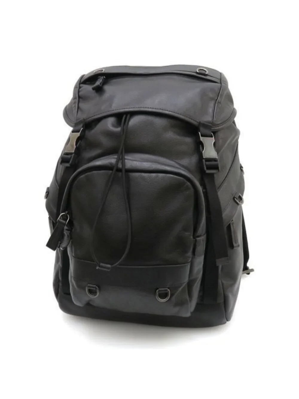 Prada Leather Backpack Black